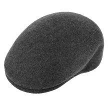 Traclet Gray Heather Wool Domed Ascot Cap Reference: 19409 | Traclet Hat Shop