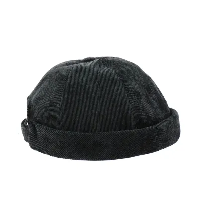 Bonnet Docker Cooper Effet Velours noir - Mtm