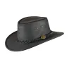 Chapeau Bushman Cuir Scippis noir