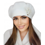 Women's White Tala Beret - Traclet