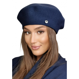 Women's Afrah Navy Beret - Traclet