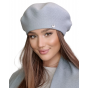 Women's Afrah Gray Beret - Traclet