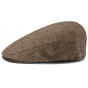 Hooligan Cap Brown Khaki Herringbone - Brixton