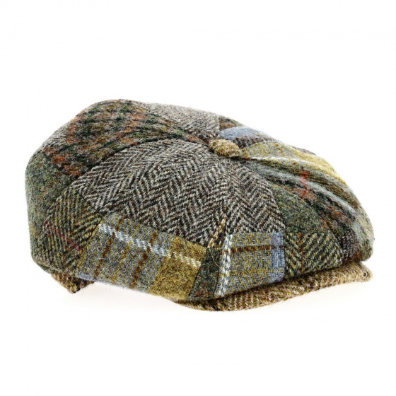 Irish Patchwork Cap Faustin Wool - Fléchet Irish Patchwork Cap Faustin Wool - Fléchet