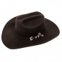 Western Cattleman Brown Felt Hat - American Hat Makers