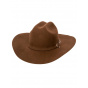 copy of Black Wool Felt Cattleman Western Hat - American Hat makers