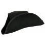 Leather Tricorne Hat - Captain Morgan