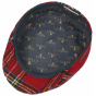 Red Wool Flat Cap -Traclet