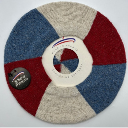 Patriotic Tricolor Beret - The French Beret