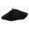 Béret Classique Coton Bio Noir - Le Béret Français Reference : 19434| Chapellerie Traclet