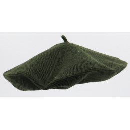 Classic Organic Cotton Khaki Beret - Le Béret Français