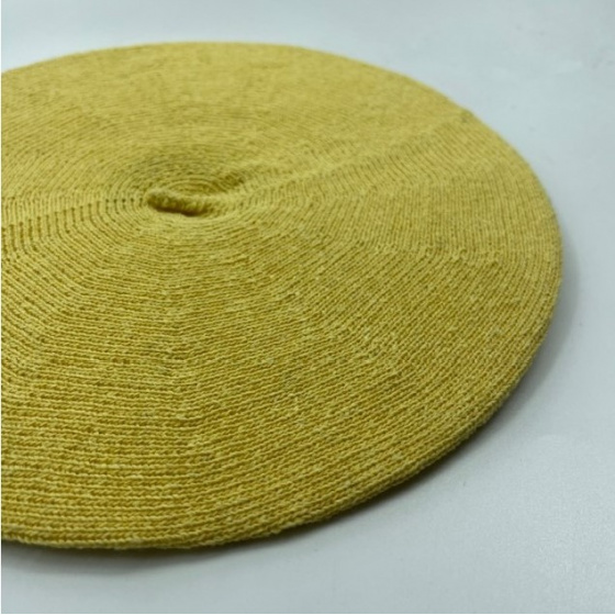 Classic Organic Cotton Yellow Beret - Le Béret Français