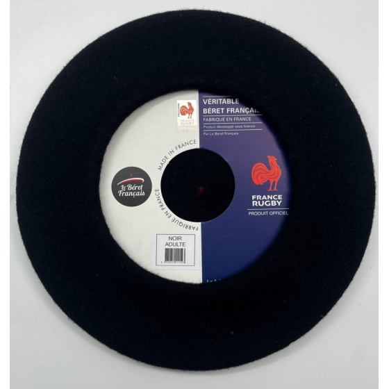 Béret Officiel De Rugby Noir - Le Béret Français