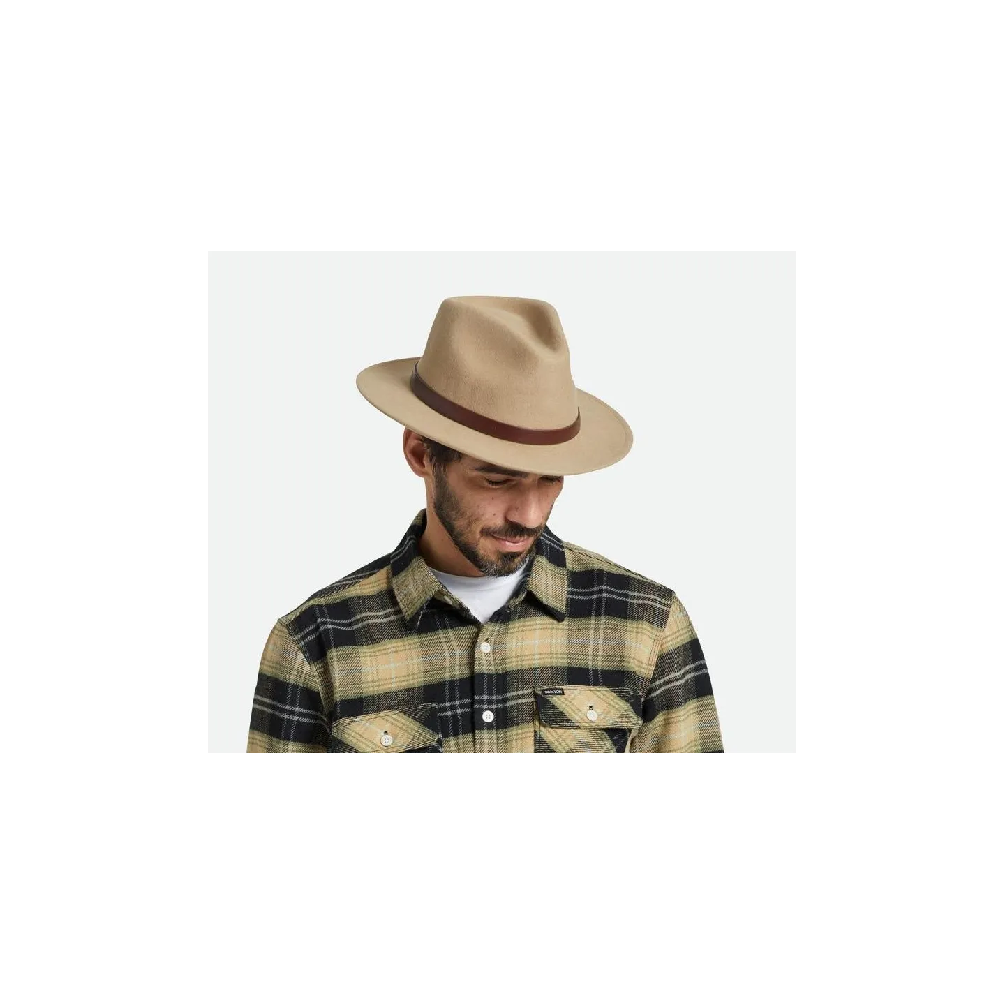 Chapeau Messer Feutre Laine Sand - Brixton