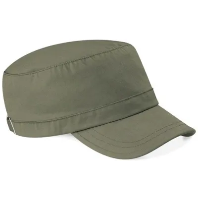 Olive Cotton Army Cap - Beechfield Reference: 11520 | Traclet Hat Shop