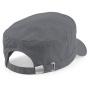 Grey Cotton Army Cap - Beechfield