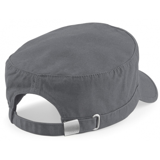 Grey Cotton Army Cap - Beechfield