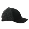 Black leather American cap - Flechet