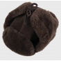 Chapka Marje Leather & Fur Brown - Traclet