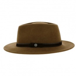 Traveller Paris Hat with Ear Flaps Wool Felt Beige - Fléchet