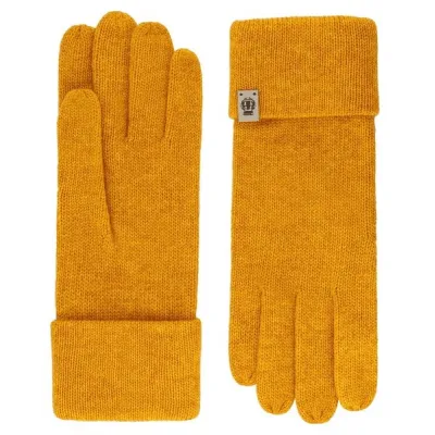 Edin Unisex Gloves Honey - Roeckl Viscose Wool & Cashmere Gloves - Roeckl Reference: 19469| Chapellerie Traclet