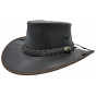 Brown Cowhide Boundary Hat - Jaracu