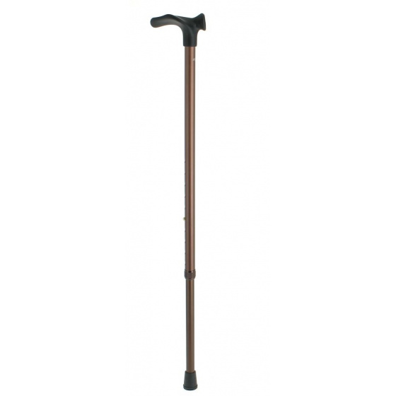 Adjustable Aluminum Brown Cane - Fayet