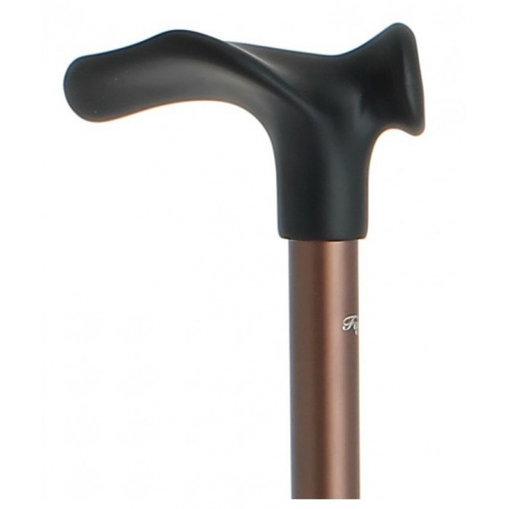 Adjustable Aluminum Brown Cane - Fayet