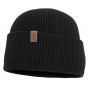 Talshand Wool & Cashmere Black Beanie - Traclet