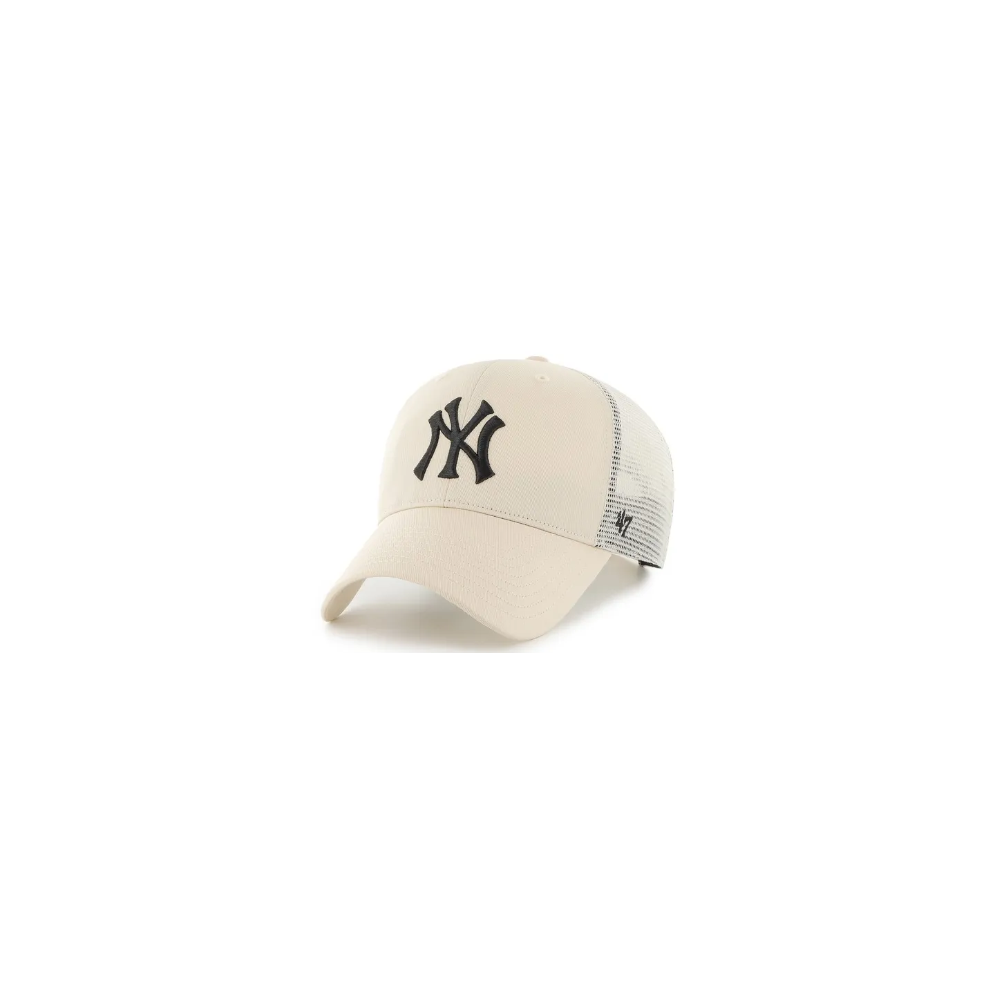 NY Yankees Natural Trucker Cap - 47 Brand Reference: 19541| Traclet Hat Shop