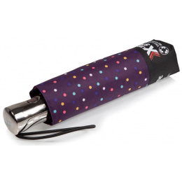 X-TRA Solid X-TRA Dry Colorful Polka Dot Umbrella - Isotoner