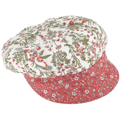 Summer Newsboy Cap Julia Cotton - Traclet Reference: 19554| Traclet Hatmakers