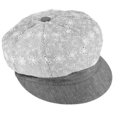 Grey Anemone Newsboy Cap - Traclet  Reference: 19555| Traclet Hat Shop