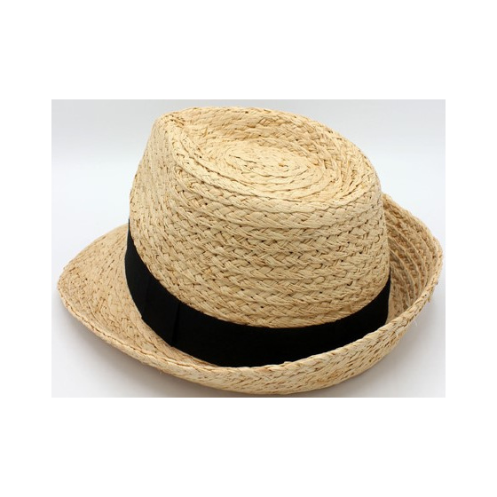 Chapeau Trilby Nonza Paille Naturel - Traclet Chapeau Trilby Nonza Paille Naturel - Traclet
