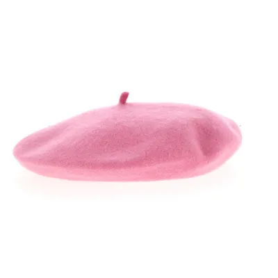 Béret Classique Rose Dragée Laine - Traclet