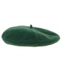 Classic Wool Beret Pine Green - Traclet