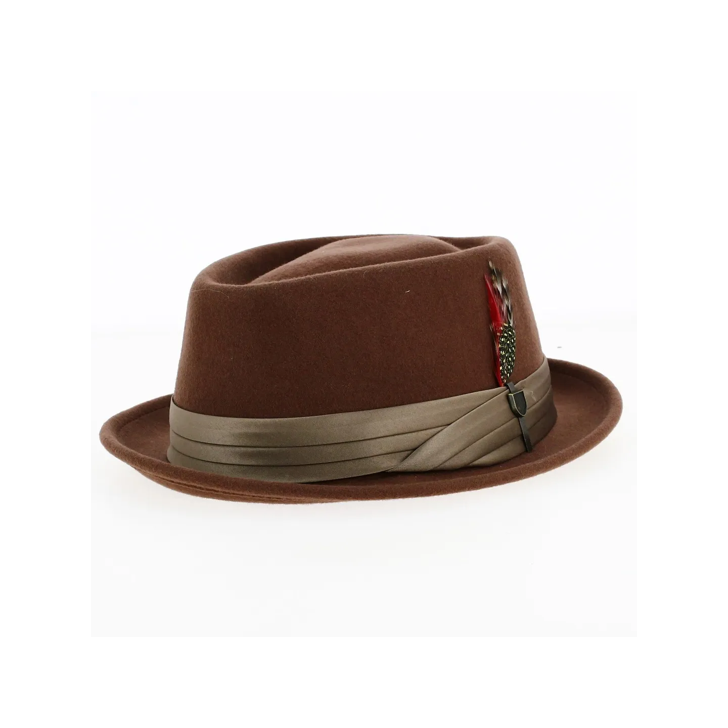 Chapeau STOUT PORK PIE SEPIA/BRONZE  - Brixton