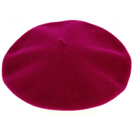 Béret Paris Sangria Laine - Héritage par Laulhère