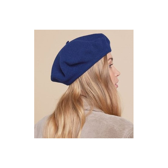 Blue Wool Paris Beret - Heritage by Laulhère