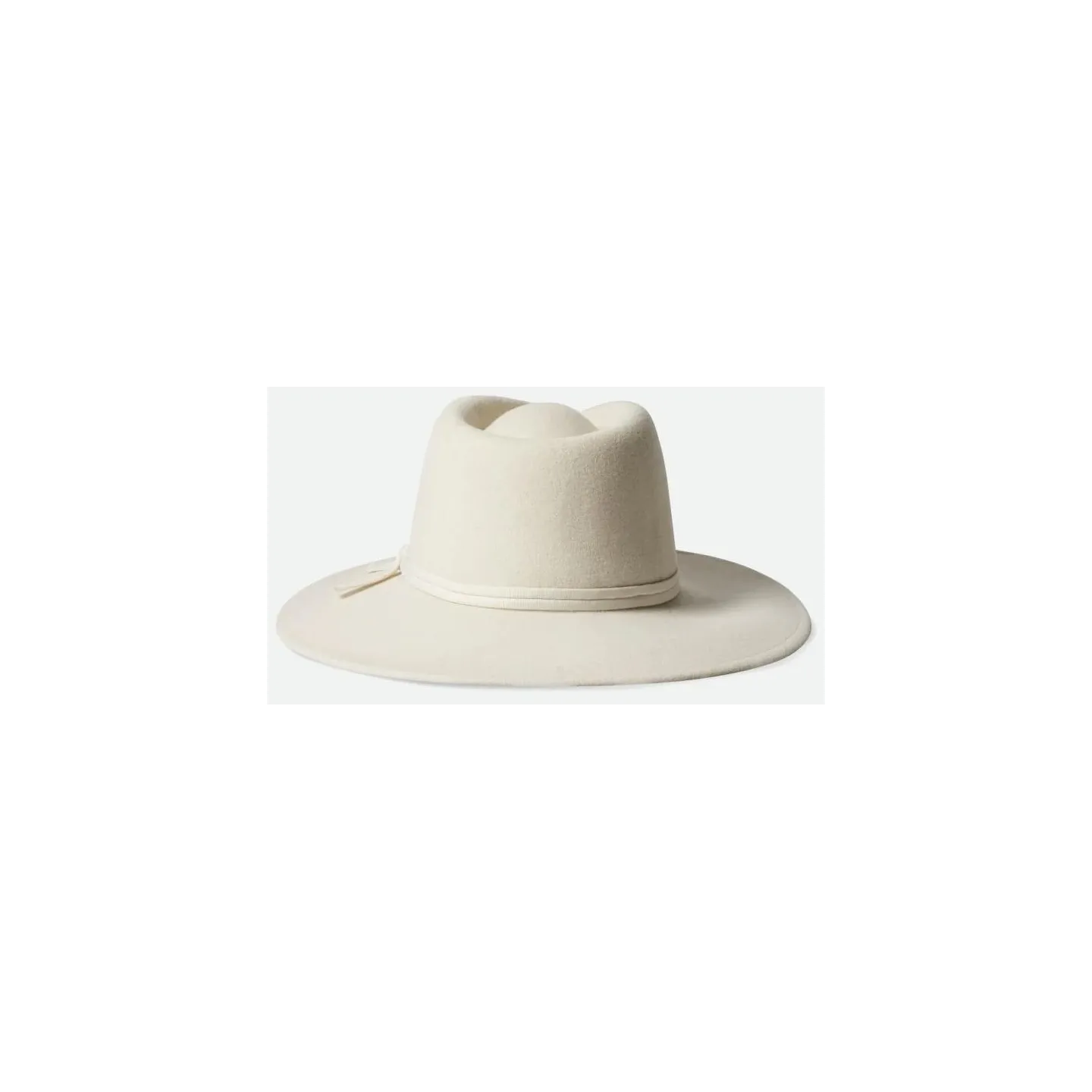 White Felt Joanna Fedora Hat - Brixton ref 19566 traclet hat shop