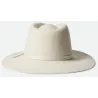 White Felt Joanna Fedora Hat - Brixton ref 19566 traclet hat shop