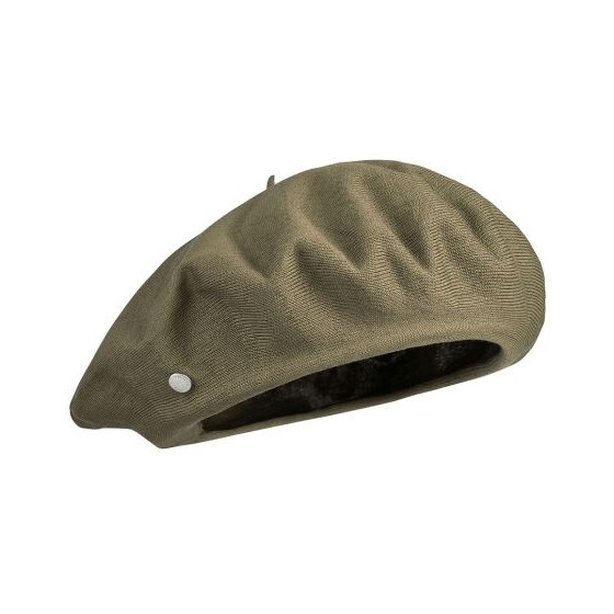 Authentic Summer Cotton Beret in Khaki - Heritage by Laulhère