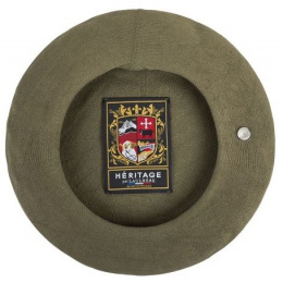 Authentic Summer Cotton Beret in Khaki - Heritage by Laulhère