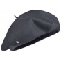 Authentic Summer Cotton Beret Anthracite - Heritage by Laulhère