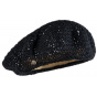 Black Cotton Summer Beret Athleta - Laulhère