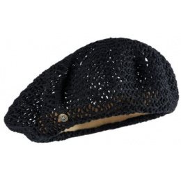 Black Cotton Summer Beret Athleta - Laulhère