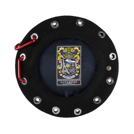 Tartaro Black Wool Beret - Heritage by Laulhère