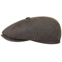 Stetson Hatteras Flatcap UPF 40+ Brown