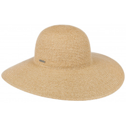 Ladies Toyo Beige Wide-Brimmed Hat - Stetson