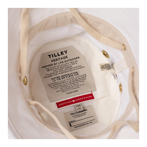 T1 Bucket Hat White - Tilley